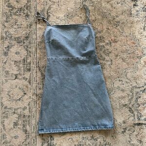 Zara denim mini dress size Small